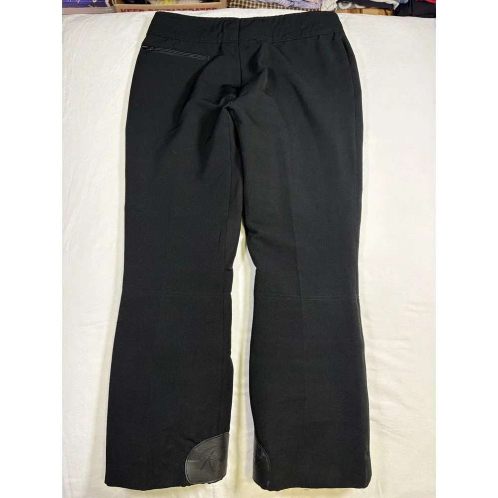 Vintage Roffe Ski Pants Men's 34 x 29 Black Stretch Jet Pants Made in USA Retro